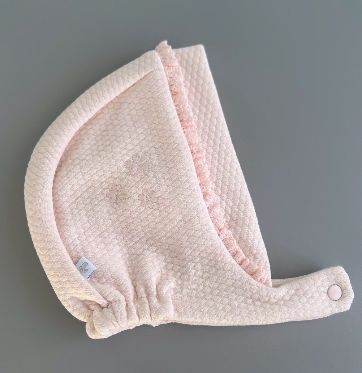 Baby Mütze 3 Blumig - Rosa
Newborn