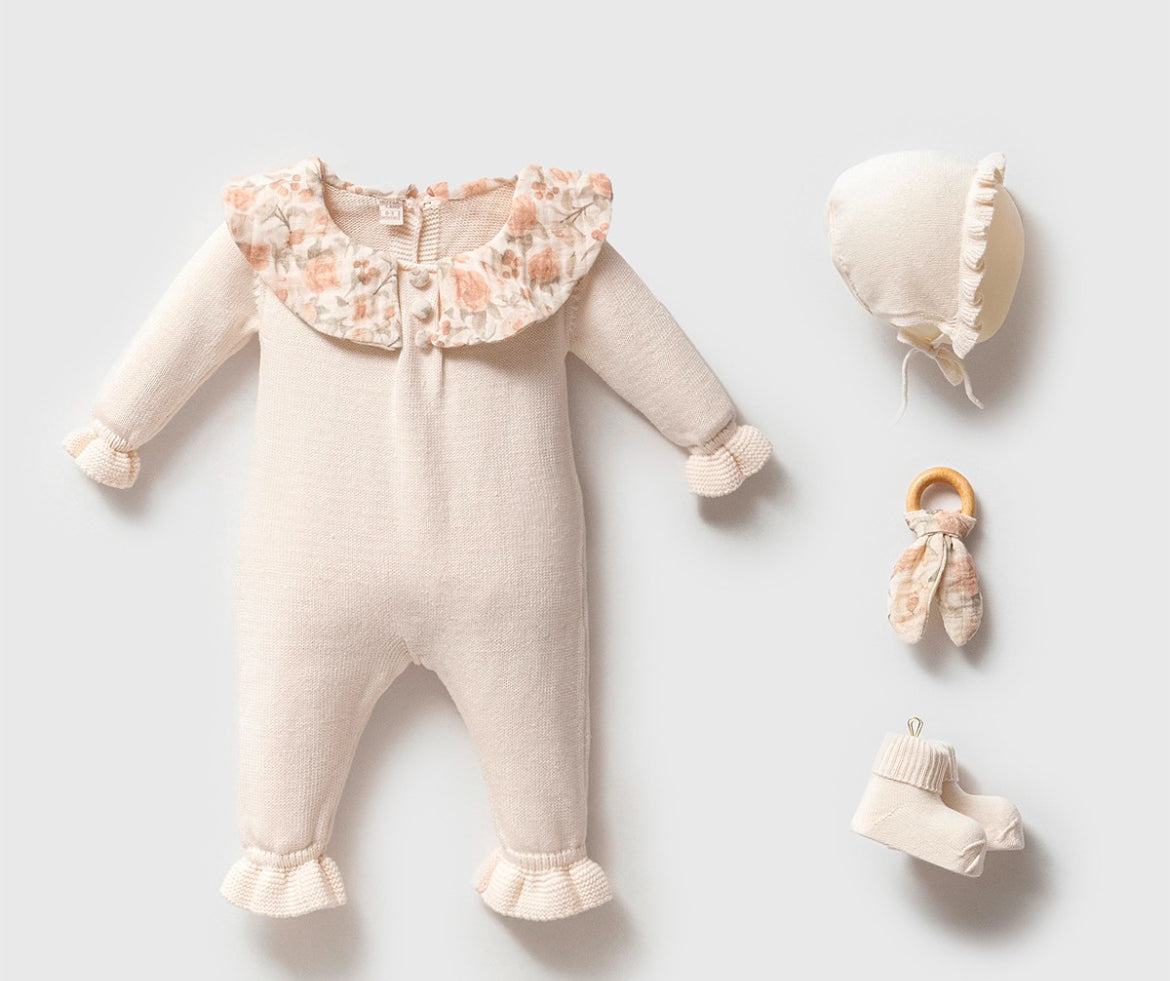 Baby Neugeborenen Set 4 Teilig Creme
0-3 Monate
Baumwolle
Vintage Baby