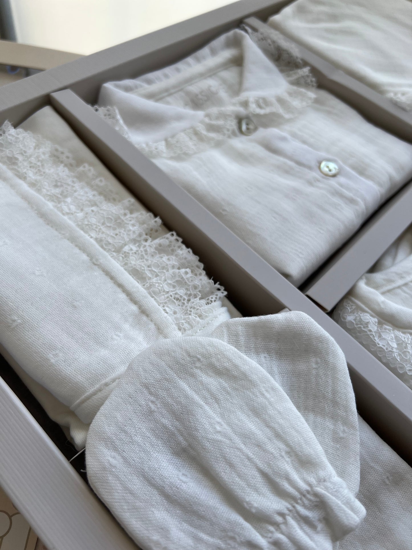 Baby Newborn Musselinzauber 10 Teilig - in Ecru