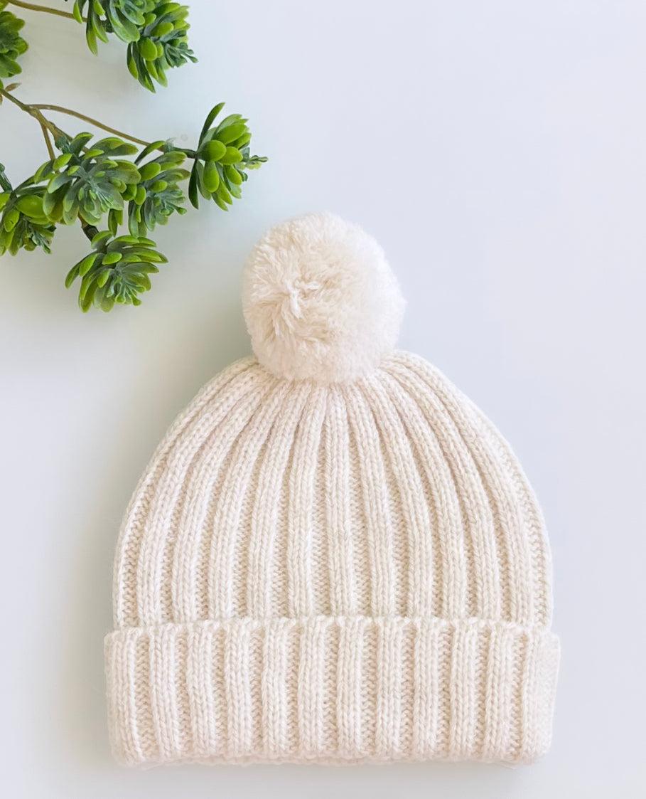 Baby Mütze Bommel **Abverkauf**