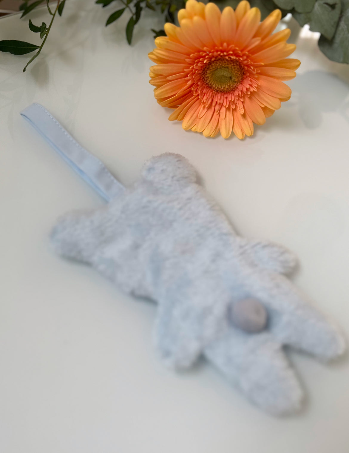 Schnullerband Teddy - Blue - Wellsoft
