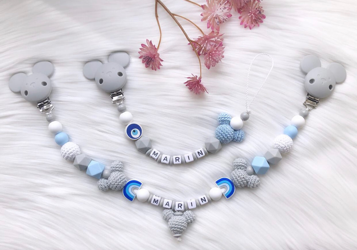 Wagenkette Blaue Rainbow Maus