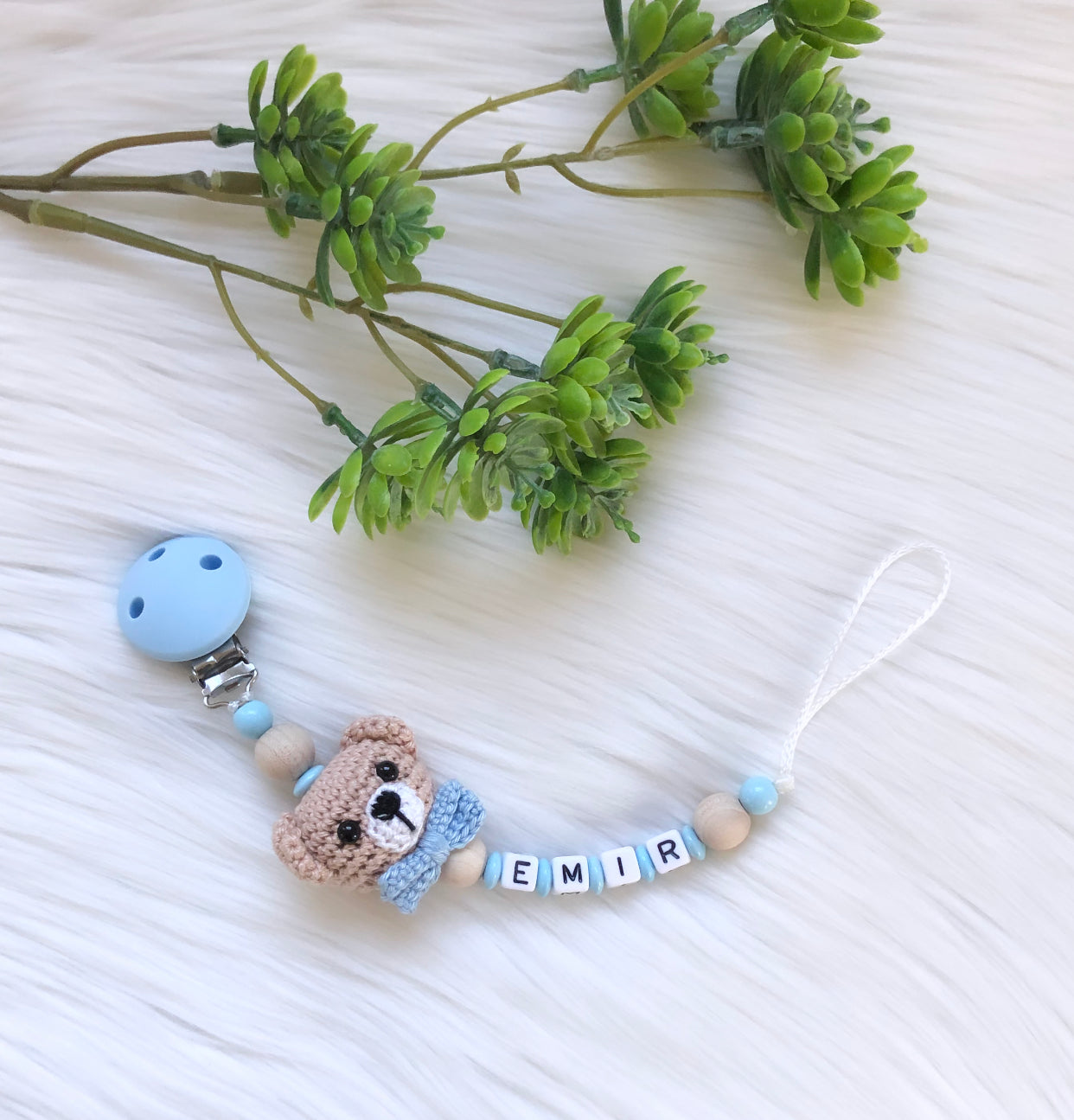 Schnullerkette Teddy