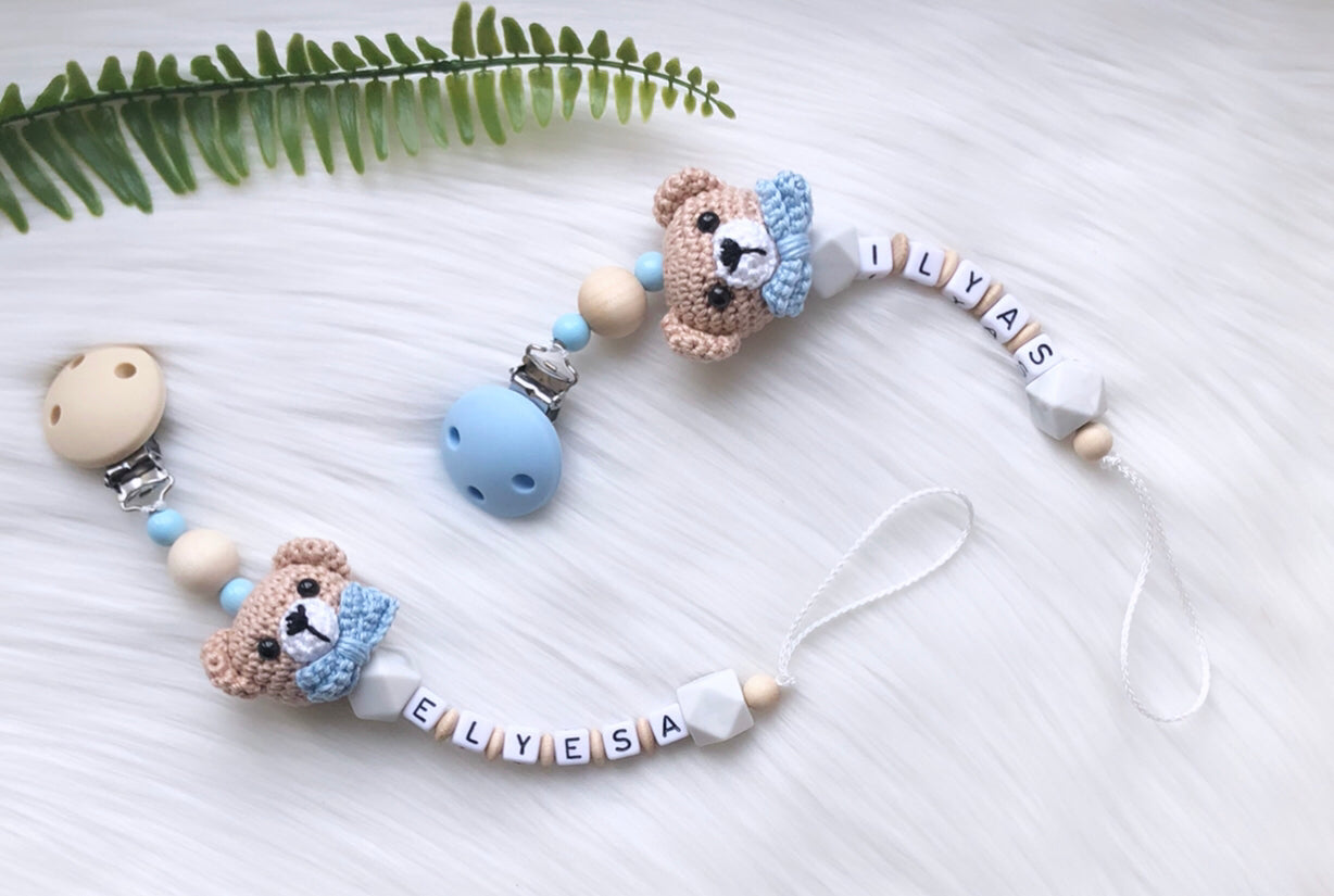 Schnullerkette Teddy