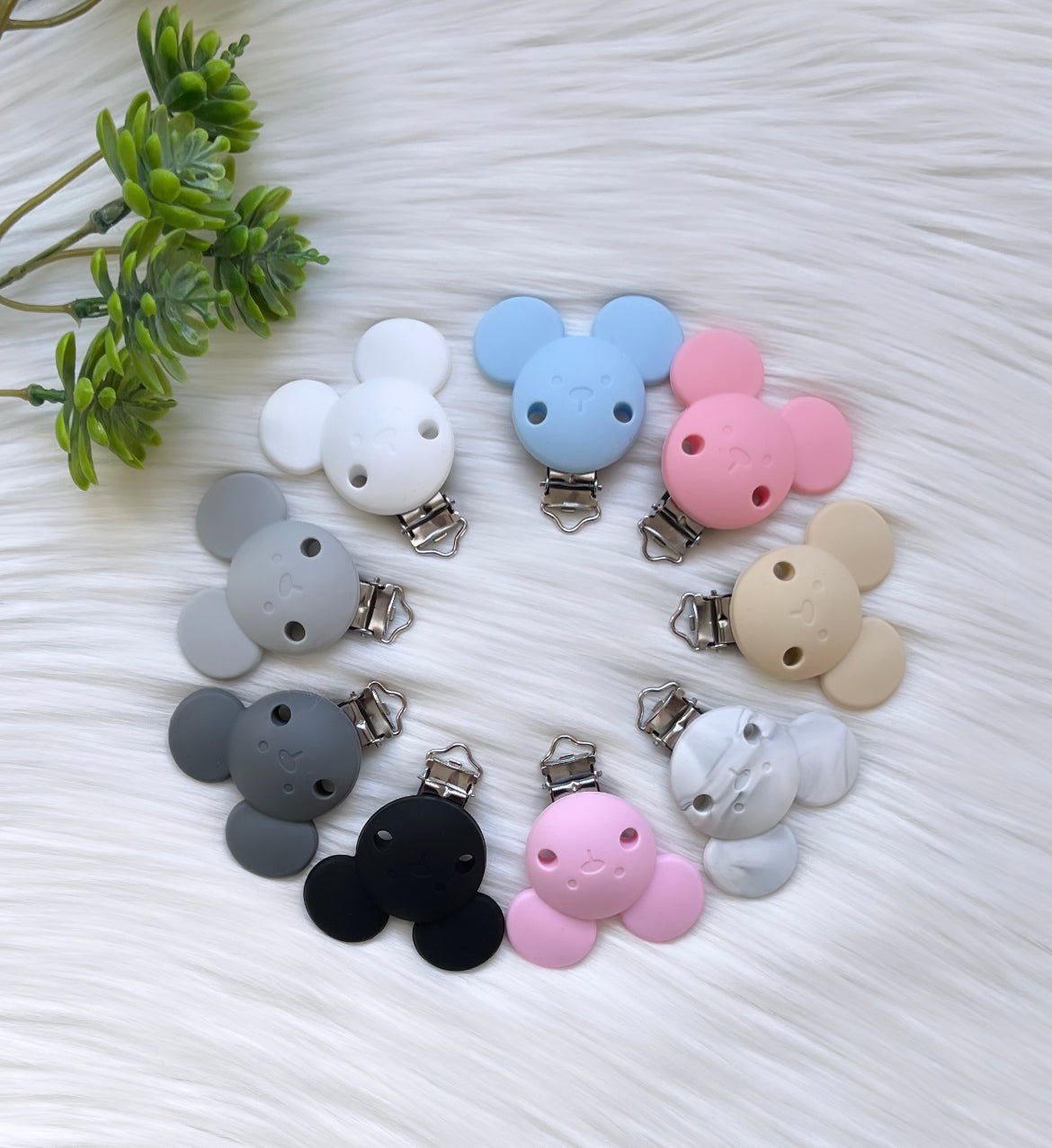 Schnullerkette Lian Darkgrey