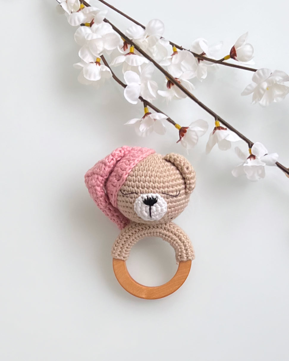 Rassel Teddy Babyspielzeug