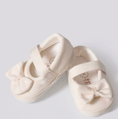 Baby-Ballerinas mit Schleife 
Babyschühchen Mädchen 