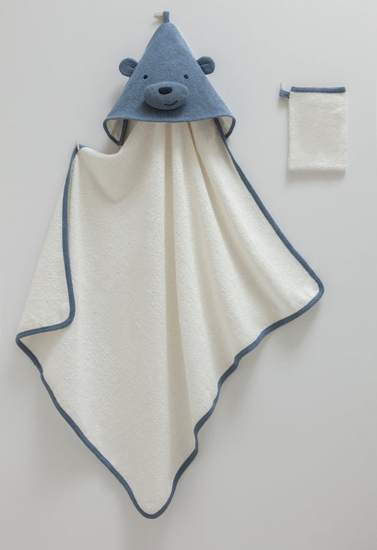 Baby Badeset 2 Teilig - Indigo - 0-12 Mon.