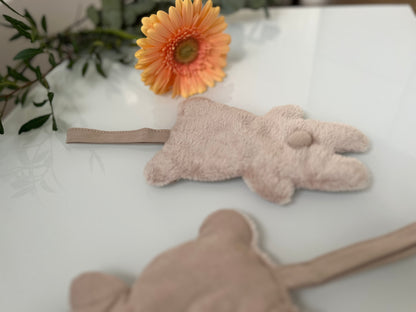 Schnullerband Teddy - Brown-Wellsoft