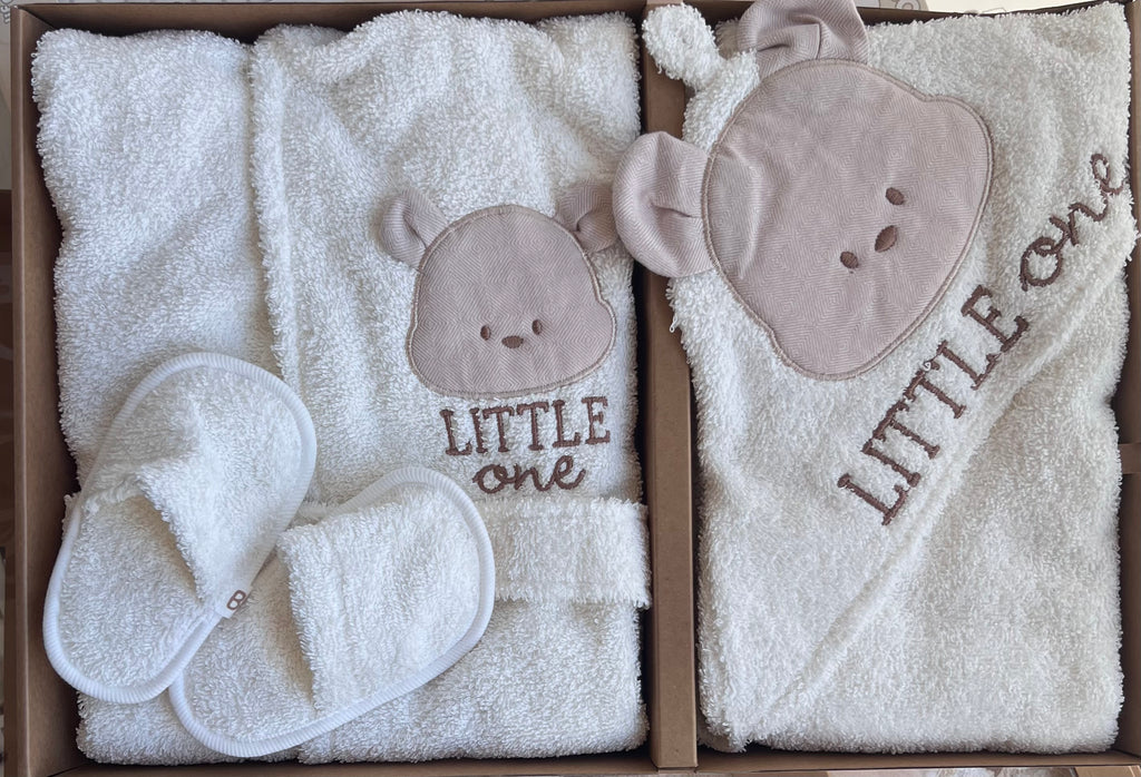 Badeset Baby Teddy - 3 Teilig - Ecru