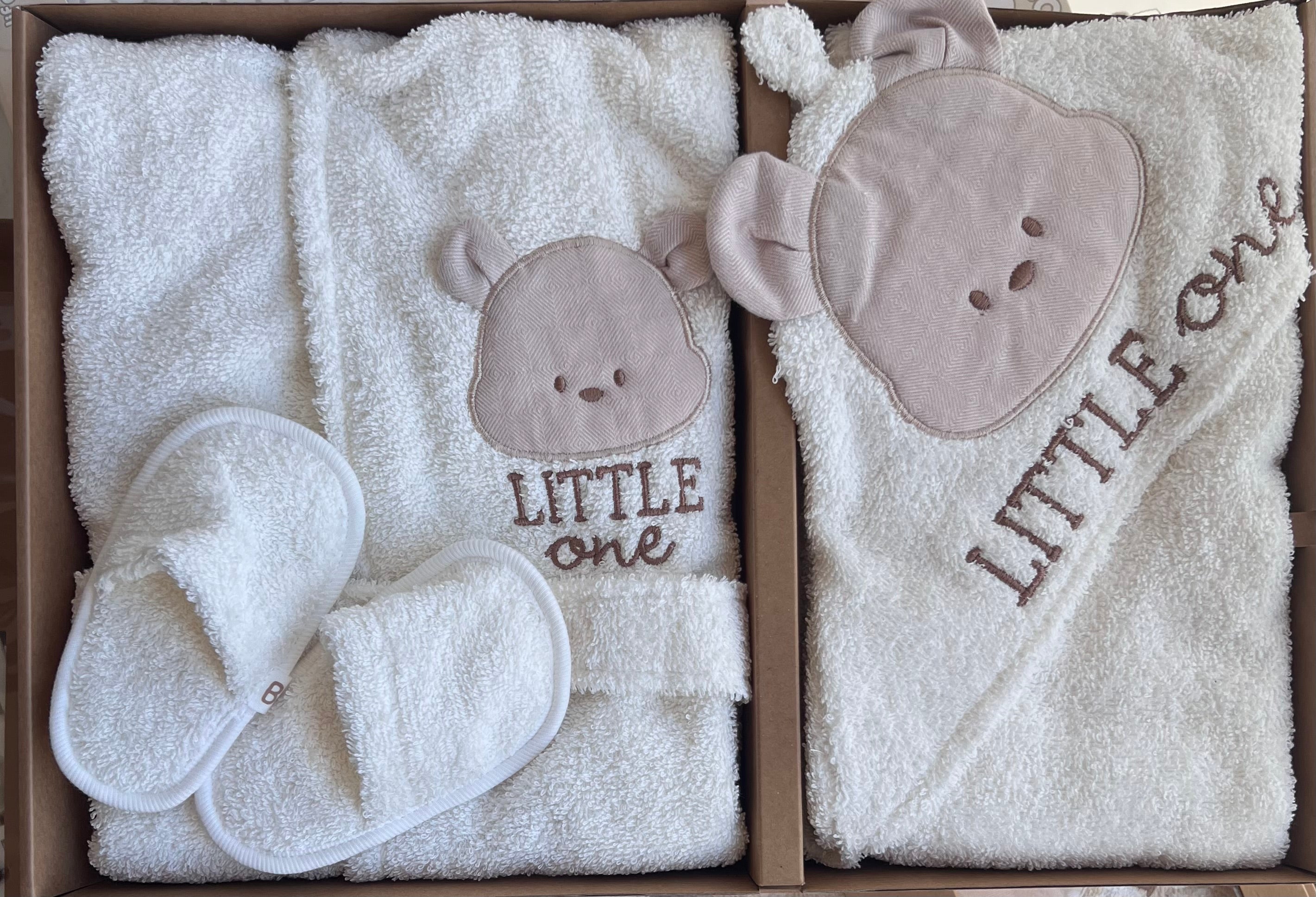 Badeset Baby Teddy - 3 Teilig - Ecru