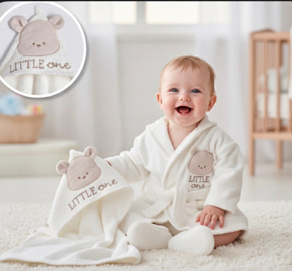 Baby Badeset Teddy Baby Newborn
Baby Bademantel Set 0-12 Monate