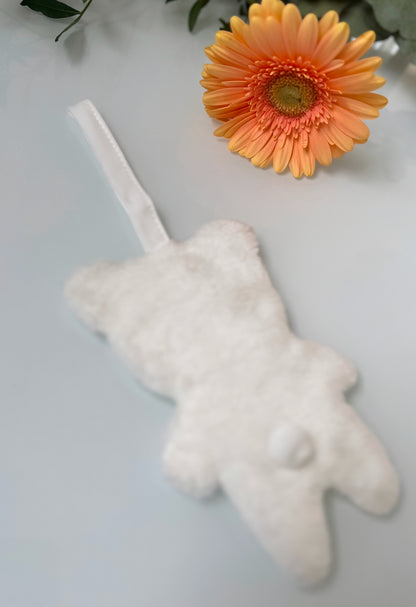 Schnullerband Teddy - Creme - Wellsoft