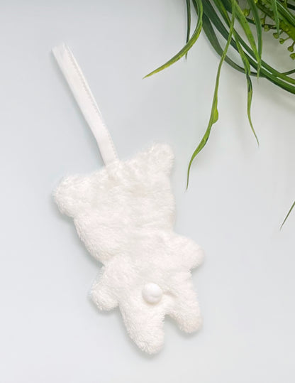Schnullerband Teddy - Creme - Wellsoft