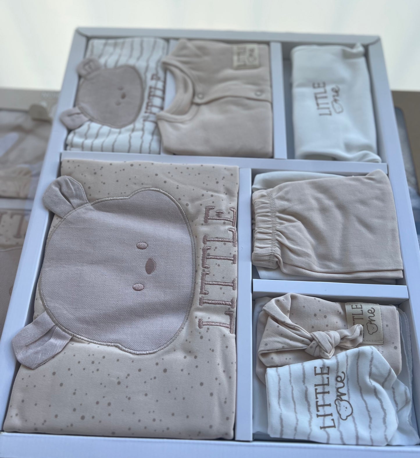 Baby Newborn Set Teddy / 10 Teilig - in Beige