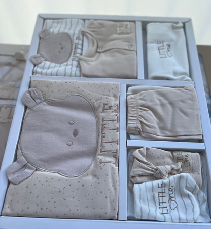 Baby Newborn Set Teddy / 10 Teilig - in Beige