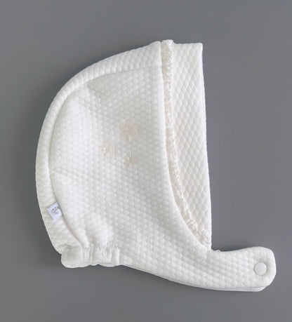 Baby Mütze 3 Blumig - Ecru
Newborn 