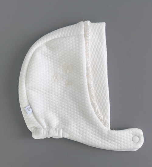 Baby Mütze 3 Blumig - Ecru
Newborn 