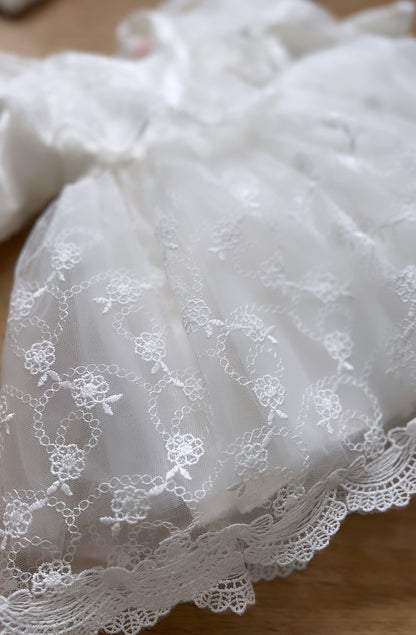 Baby Taufset/Mevlütset - 4 Teilig Deluxe / Creme 3-6 Mon.
