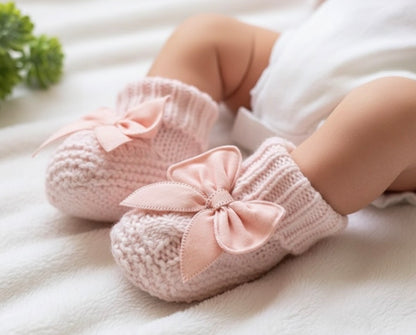 Baby Neugeborenen Strickschuhe