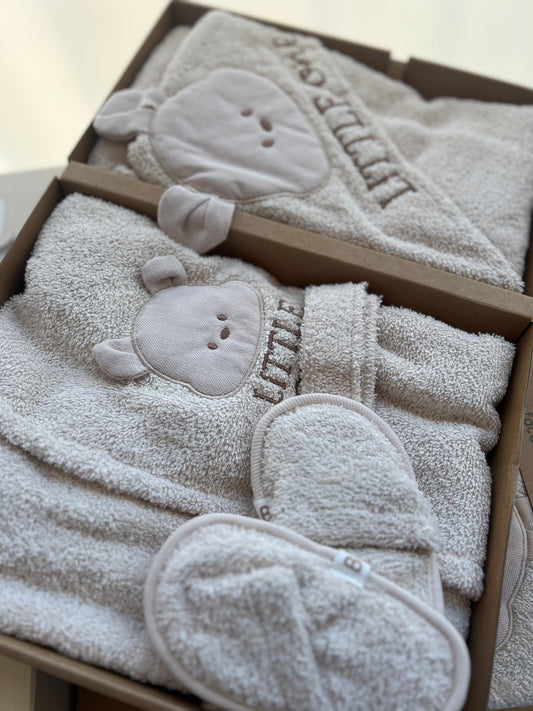 Badeset Baby Teddy - 3 Teilig - Beige
