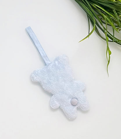 Schnullerband Teddy - Blue - Wellsoft
