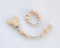 Schnullerkette mit Greifling Set