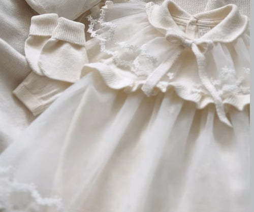 Baby Geschenkset “Pure Elegance” 6 Teilig / Creme