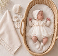Baby Geschenkset “Pure Elegance” 6 Teilig / Creme
