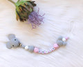 Schnullerkette mit Name Emily