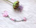 Schnullerkette mit Name Liv