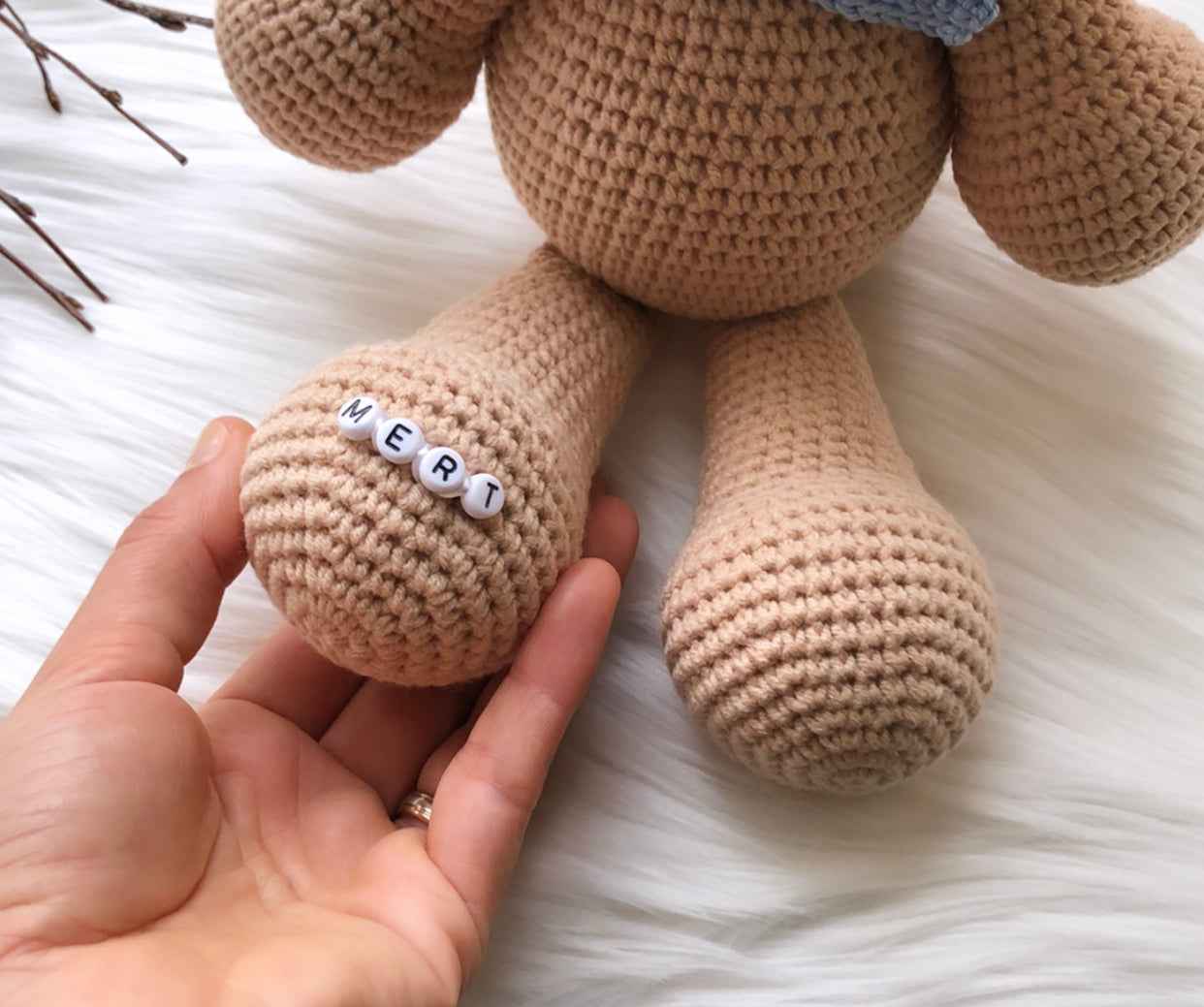Kuscheltier Sweet Bär - Schnullerketten-Yasi