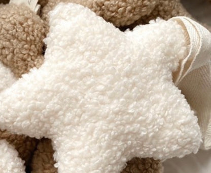 Schnullerband Star Creme