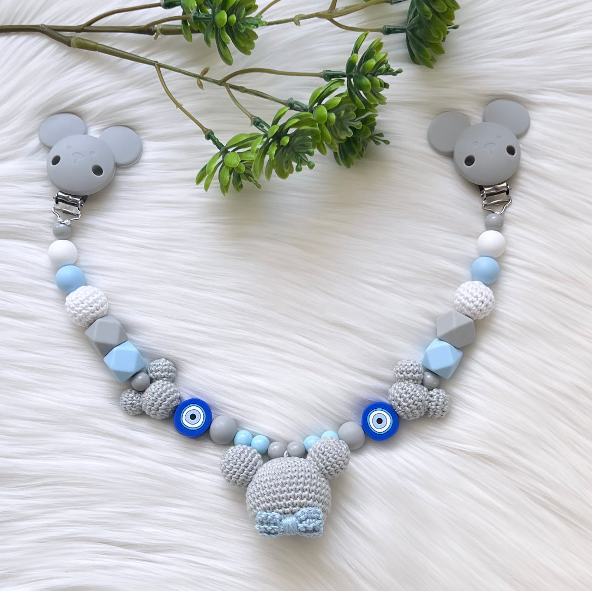 Wagenkette Blue Gray Nazar Maus