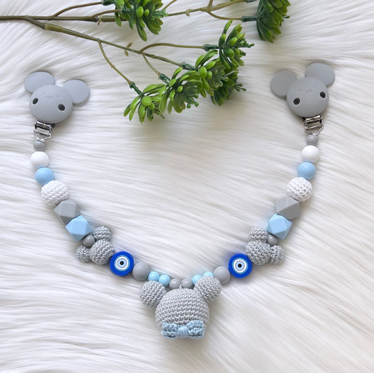 Wagenkette Blue Gray Nazar Maus
