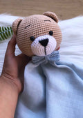 Baby Schnuffeltuch Sweet Bär - Schnullerketten-Yasi