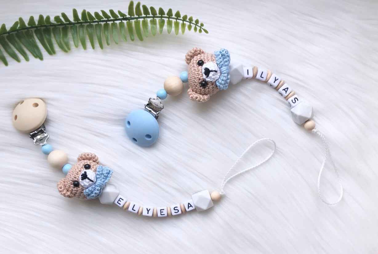 Schnullerkette Teddy