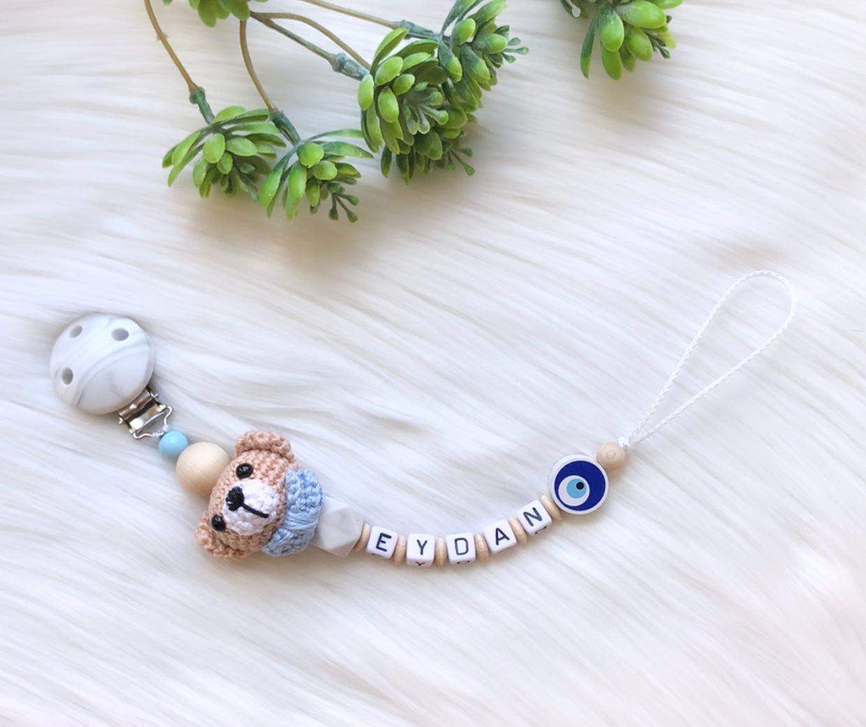 Schnullerkette Teddy Nazar