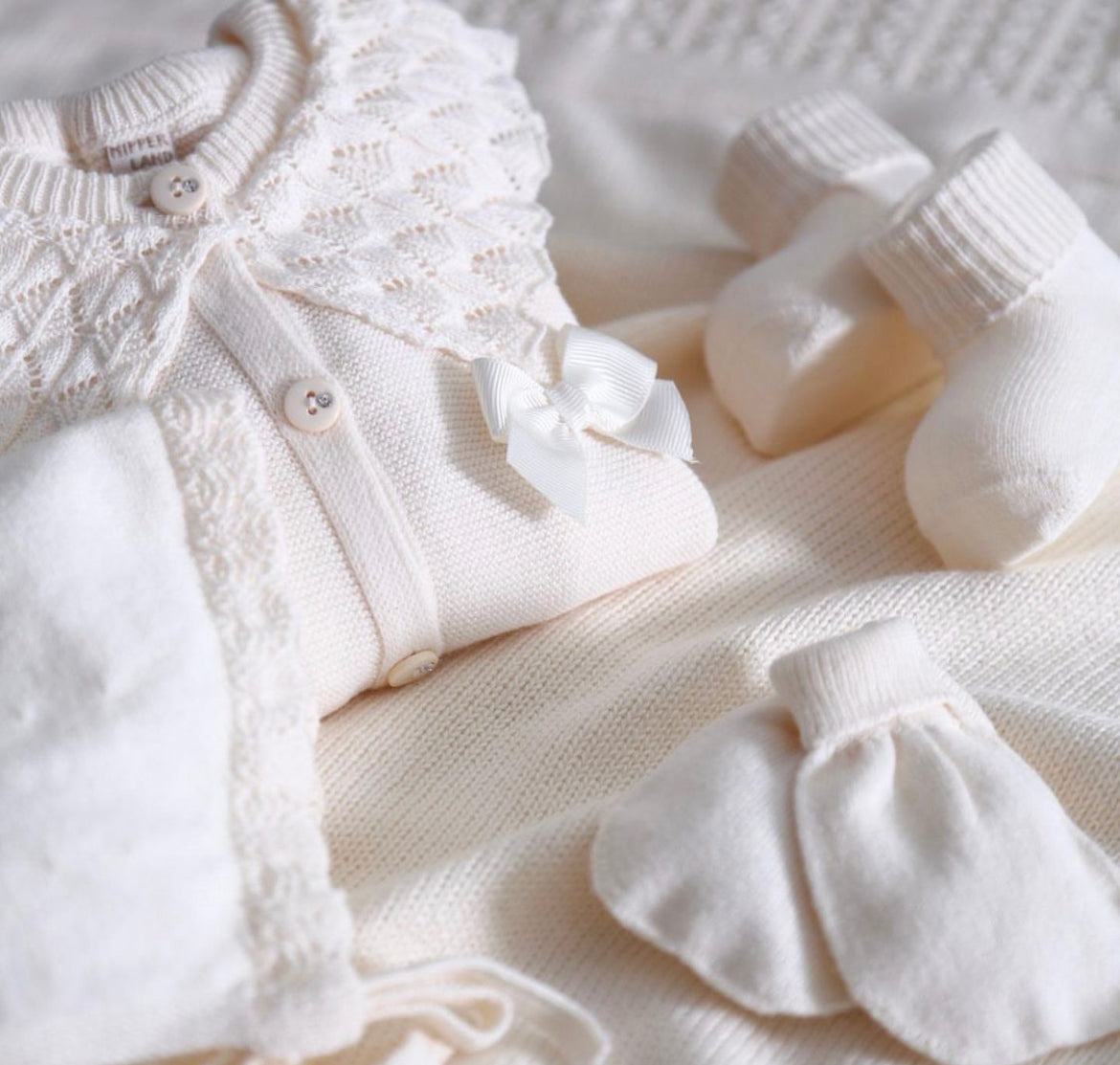 Erstausstattung Neugeborenen Set 
Creme
Baby newborn Set 