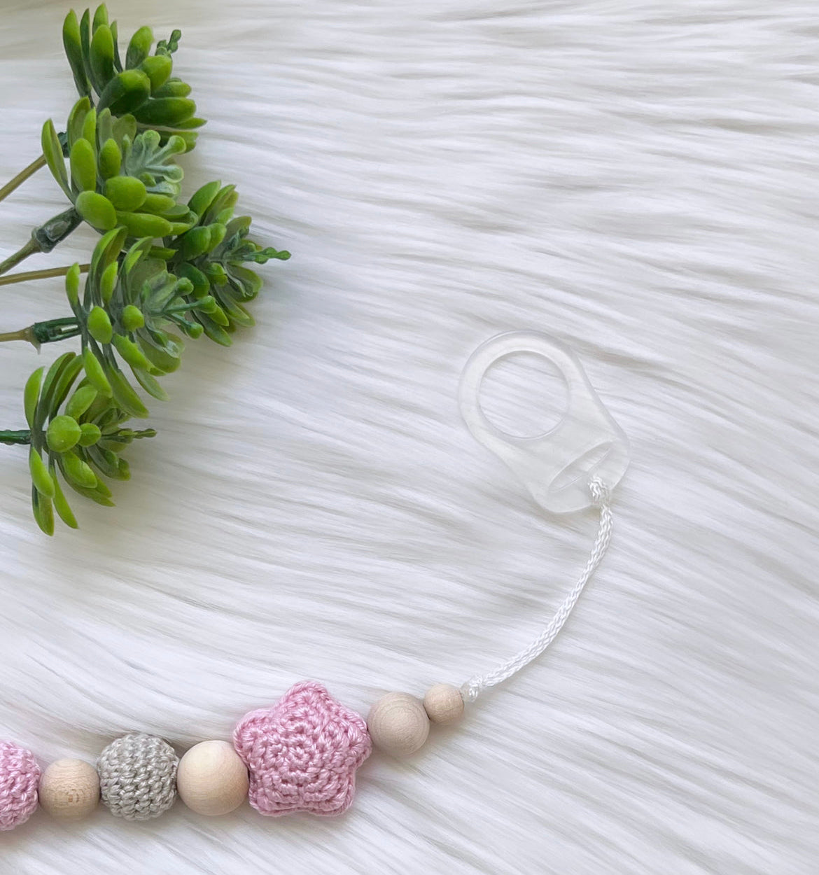 Schnullerkette Grey Okan